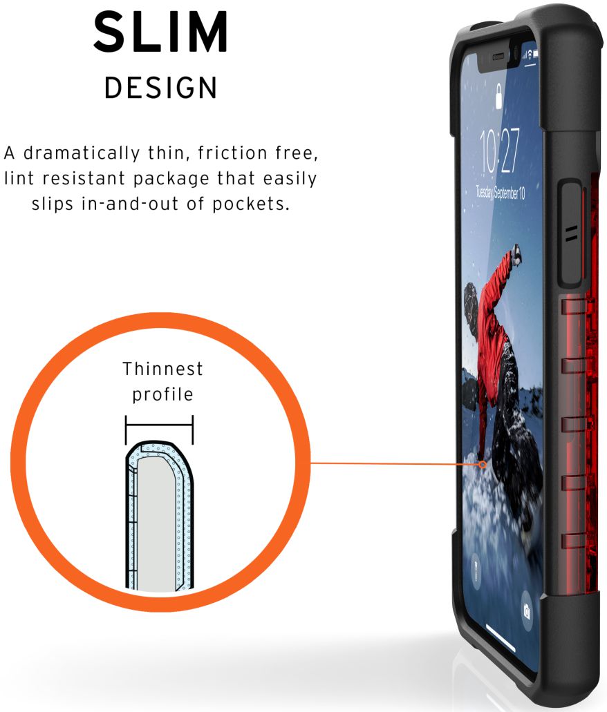 Urban Armor Gear Plasma Apple iPhone 11 Pro Hoesje Magma afbeelding 4