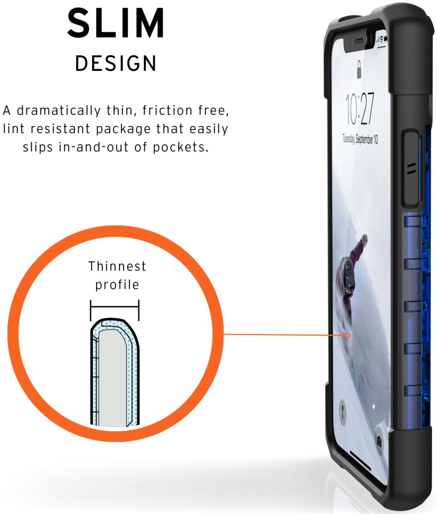 Urban Armor Gear Plasma Apple iPhone 11 Pro Hoesje Cobalt afbeelding 4