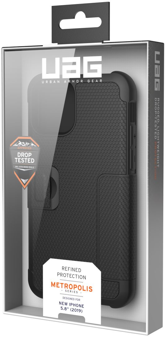 Urban Armor Gear Metropolis Apple iPhone 11 Pro Hoesje Zwart afbeelding 14