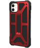 Urban Armor Gear Monarch Apple iPhone 11 Hoesje Crimson