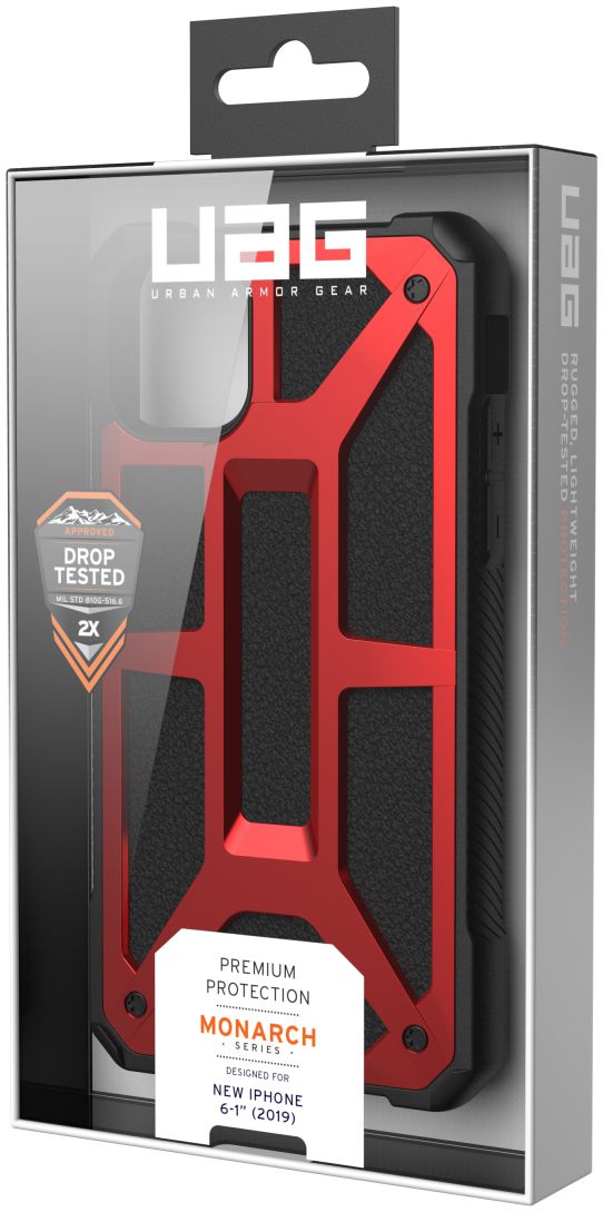 Urban Armor Gear Monarch Apple iPhone 11 Hoesje Crimson afbeelding 14