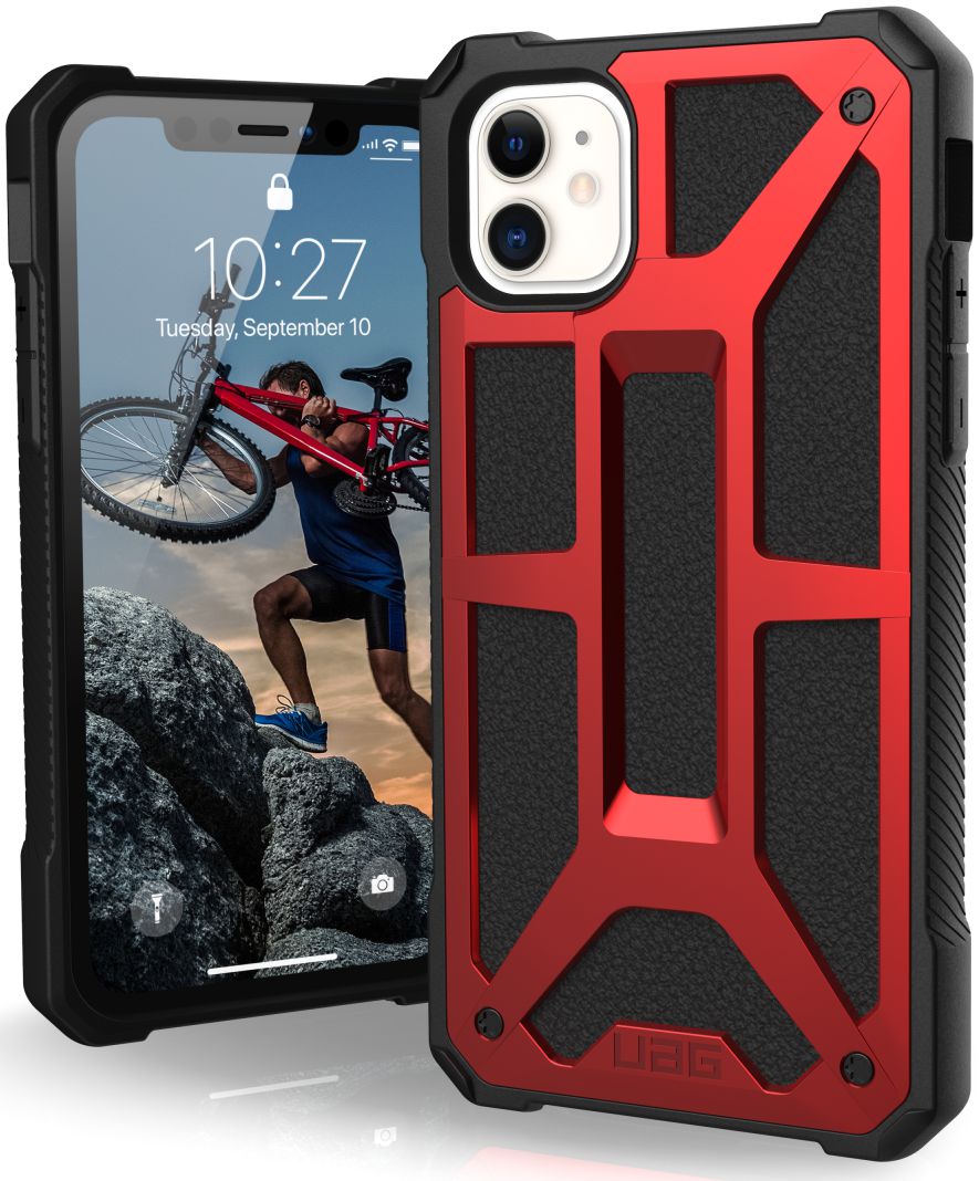 Urban Armor Gear Monarch Apple iPhone 11 Hoesje Crimson afbeelding 2