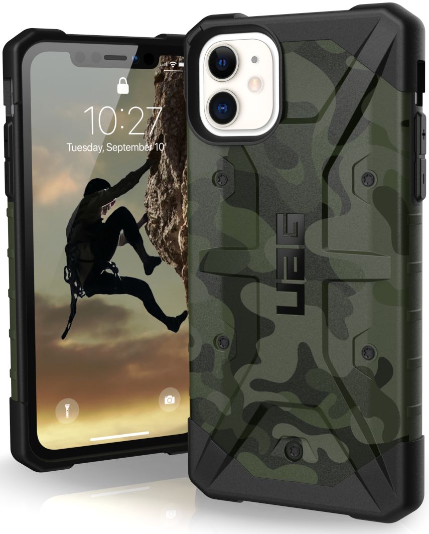Urban Armor Gear Pathfinder Apple iPhone 11 Hoesje Camo Groen afbeelding 2