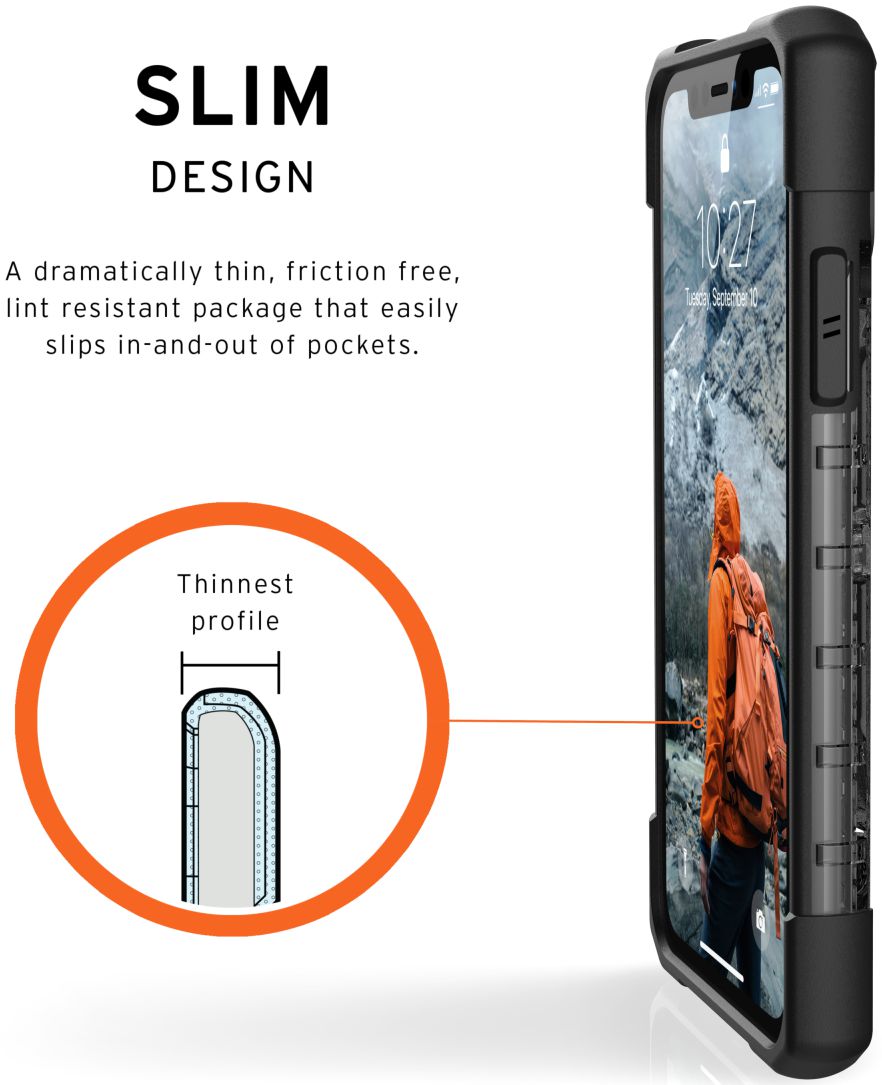 Urban Armor Gear Plasma Apple iPhone 11 Hoesje Ash afbeelding 4