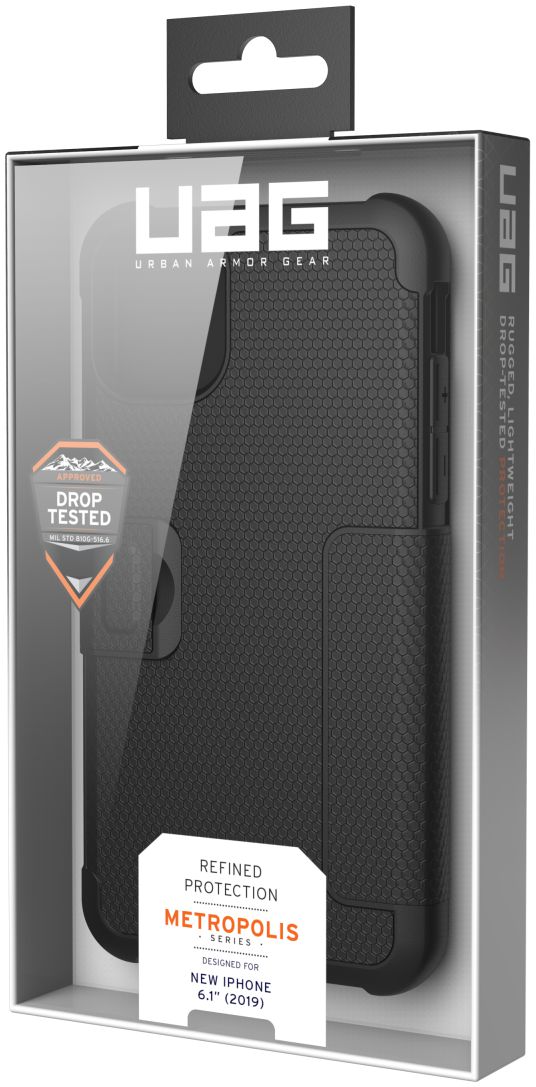 Urban Armor Gear Metropolis Apple iPhone 11 Hoesje Zwart afbeelding 14