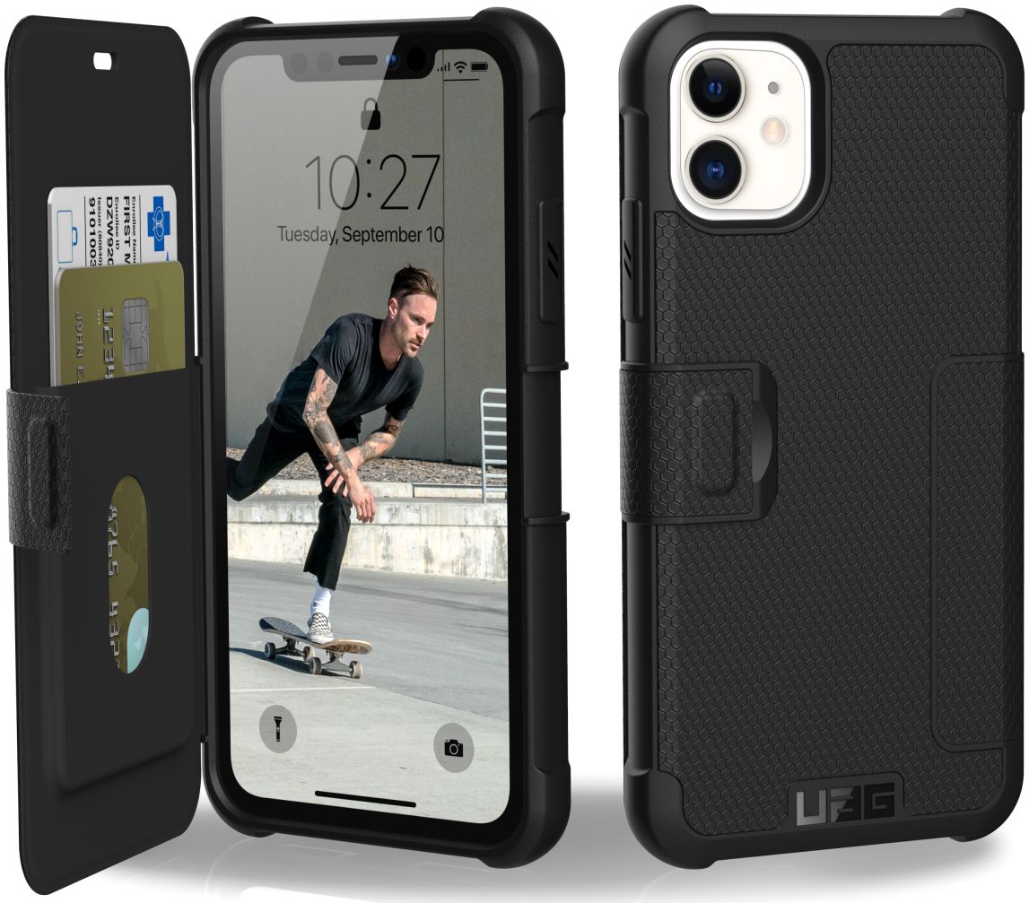 Urban Armor Gear Metropolis Apple iPhone 11 Hoesje Zwart afbeelding 1