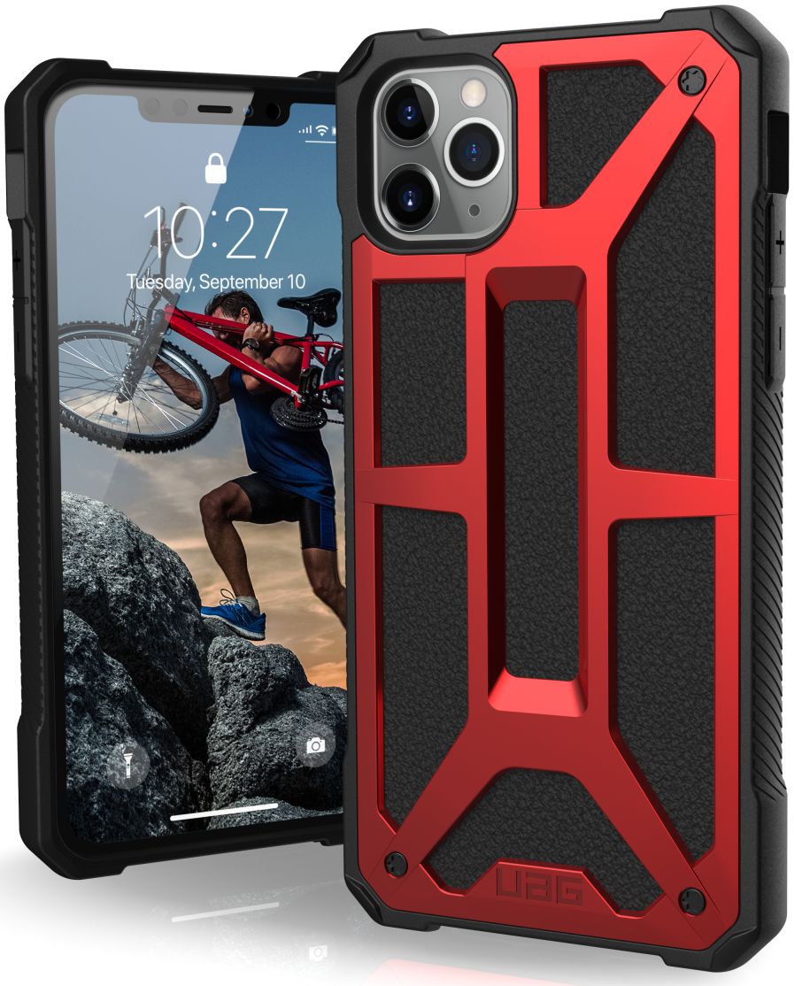 Urban Armor Gear Monarch Hoesje Apple iPhone 11 Pro Max Crimson afbeelding 1