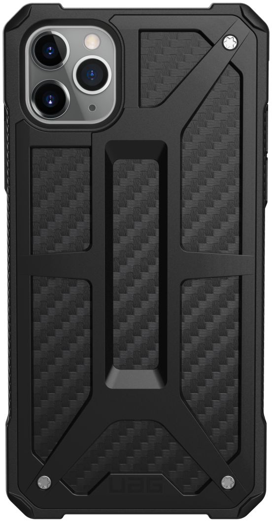 Urban Armor Gear Monarch Hoesje Apple iPhone 11 Pro Max Carbon Fiber afbeelding 2