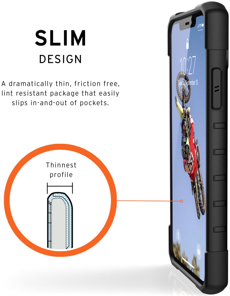 Urban Armor Gear Pathfinder Hoesje Apple iPhone 11 Pro Max Black afbeelding 4
