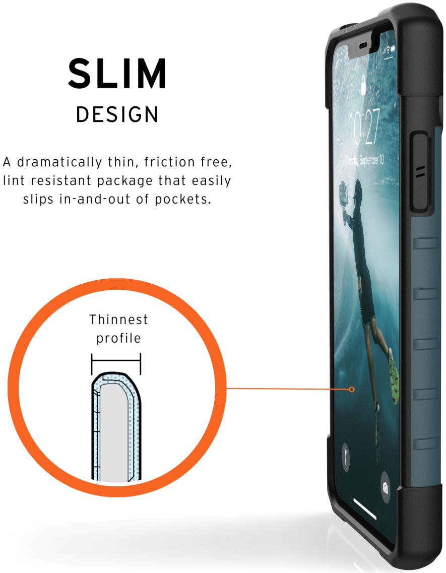 Urban Armor Gear Pathfinder Hoesje Apple iPhone 11 Pro Max Slate afbeelding 4