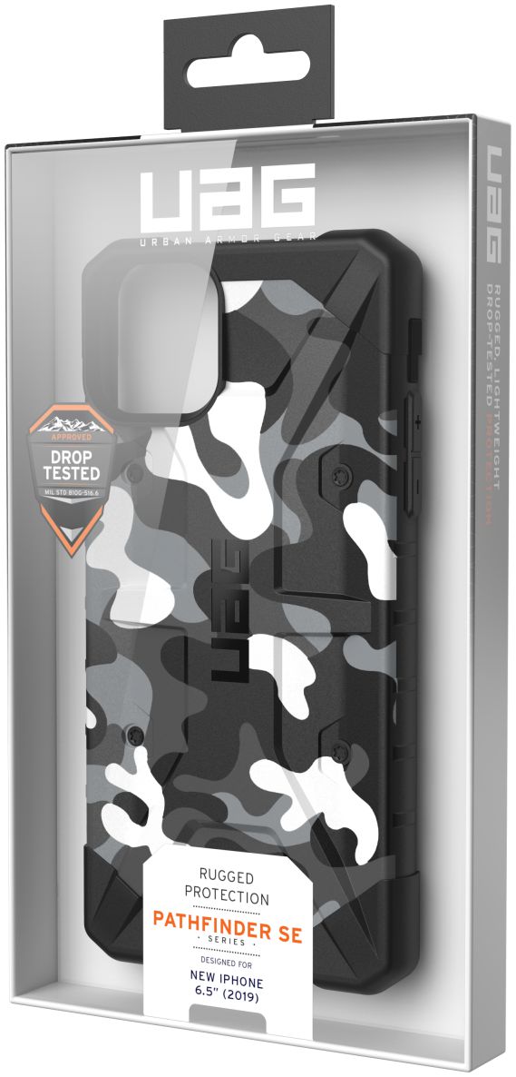 Urban Armor Gear Pathfinder Hoesje Apple iPhone 11 Pro Max Arctic Camo afbeelding 13