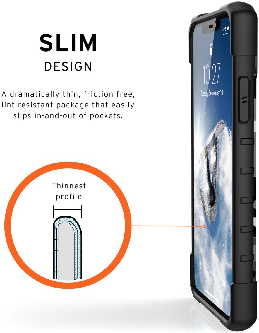 Urban Armor Gear Pathfinder Hoesje Apple iPhone 11 Pro Max Arctic Camo afbeelding 4