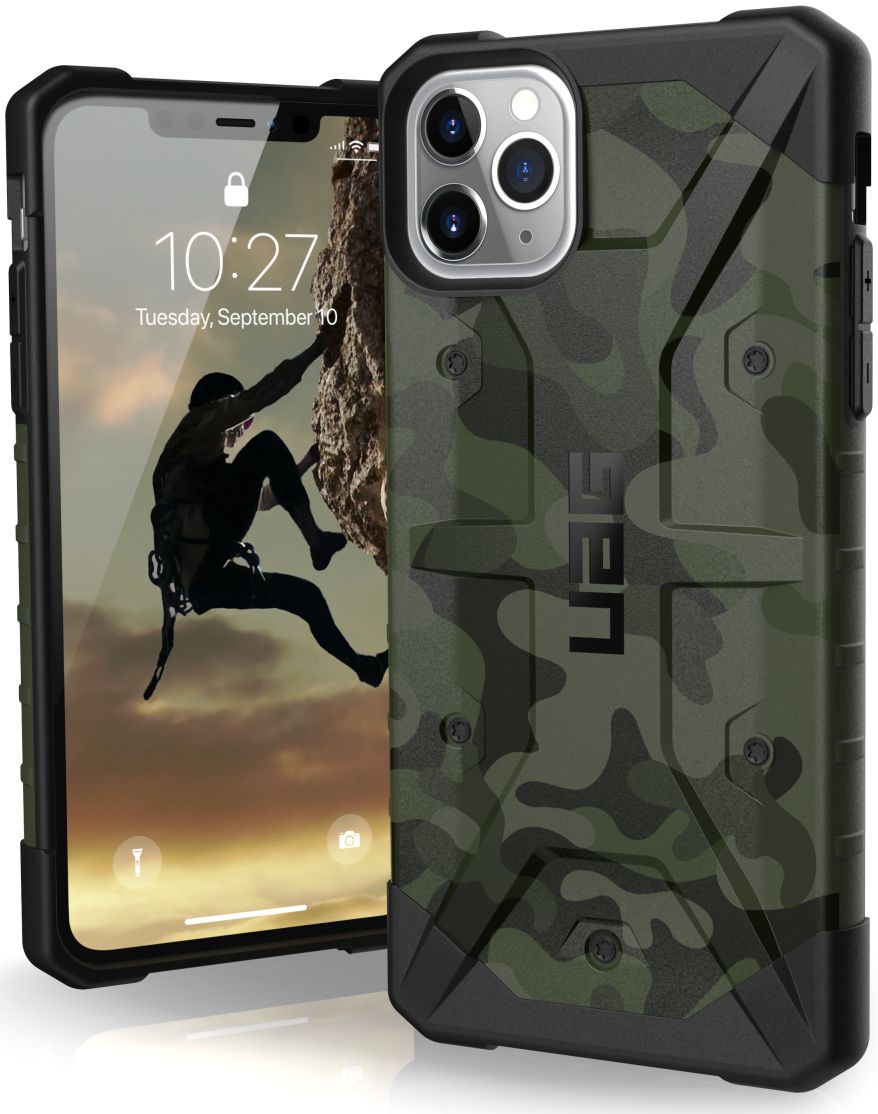 Urban Armor Gear Pathfinder Hoesje Apple iPhone 11 Pro Max Forest Camo afbeelding 1