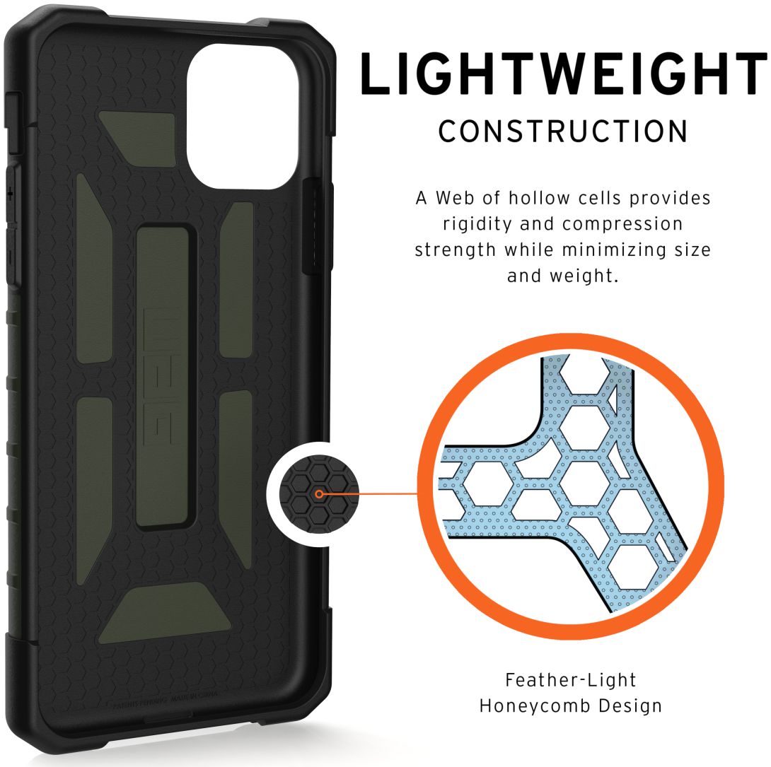 Urban Armor Gear Pathfinder Hoesje Apple iPhone 11 Pro Max Forest Camo afbeelding 3