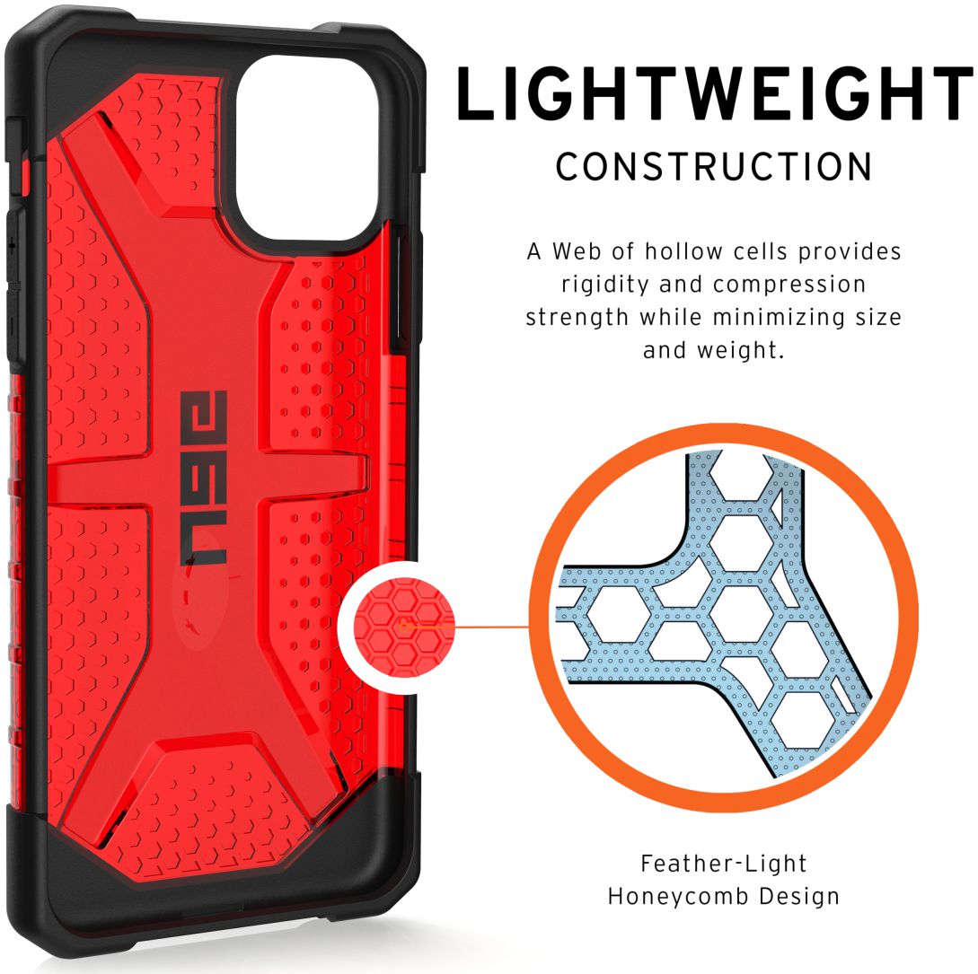 Urban Armor Gear Plasma Hoesje Apple iPhone 11 Pro Max Magma afbeelding 3