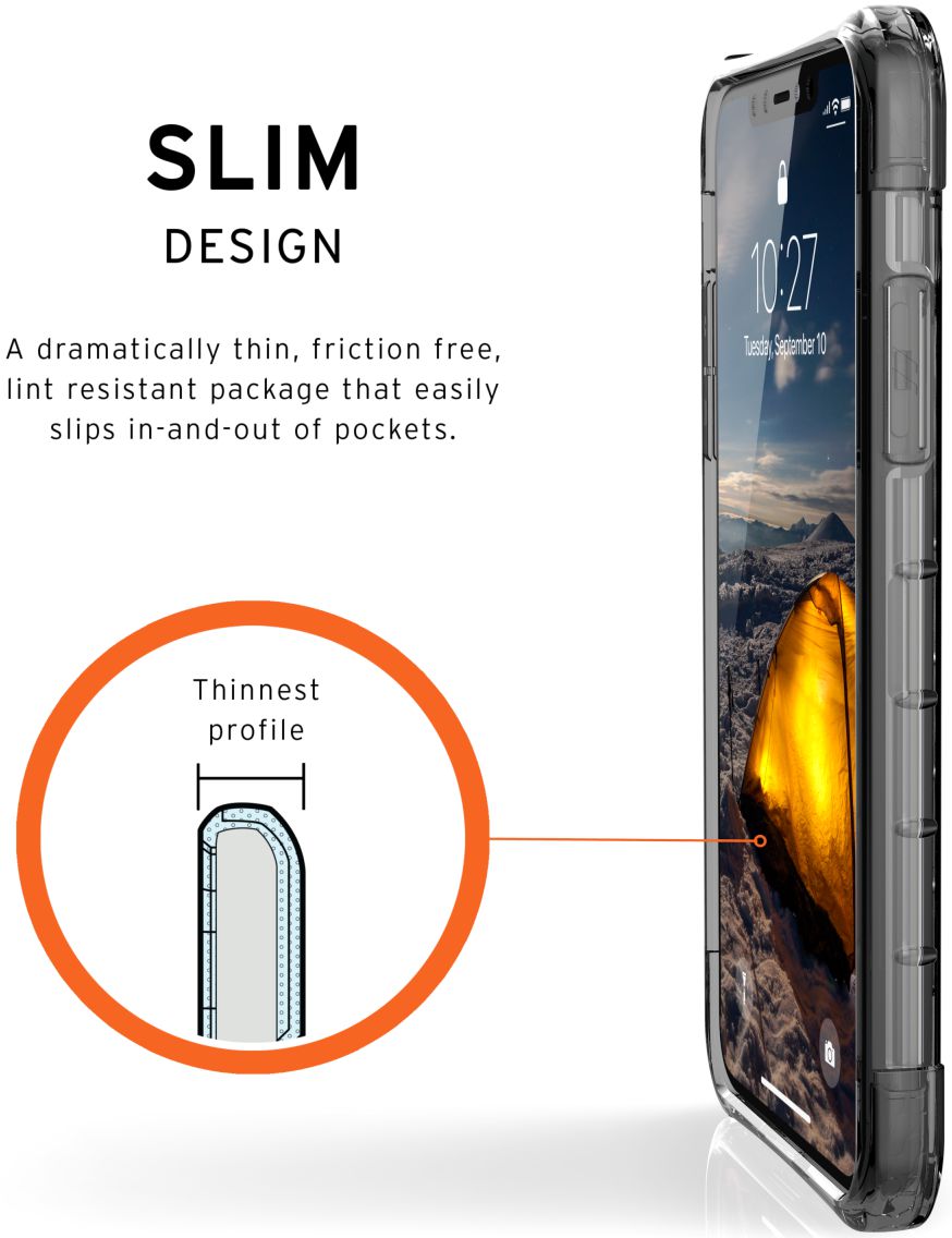 Urban Armor Gear Plyo Hoesje Apple iPhone 11 Pro Max Ice afbeelding 4