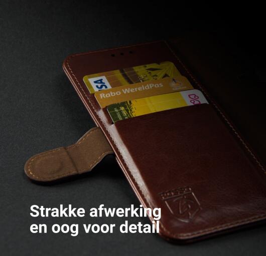 Rosso Element Apple iPhone 11 Hoesje Book Cover Lichtbruin afbeelding 10