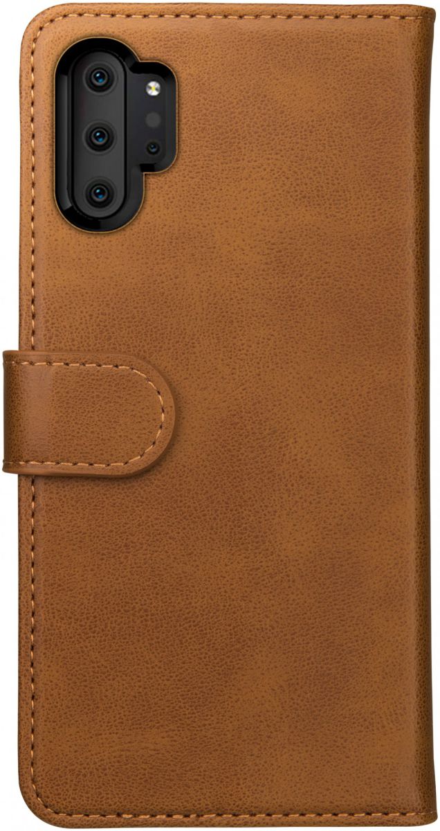 Rosso Element Samsung Galaxy Note 10 Hoesje Book Cover Lichtbruin afbeelding 2