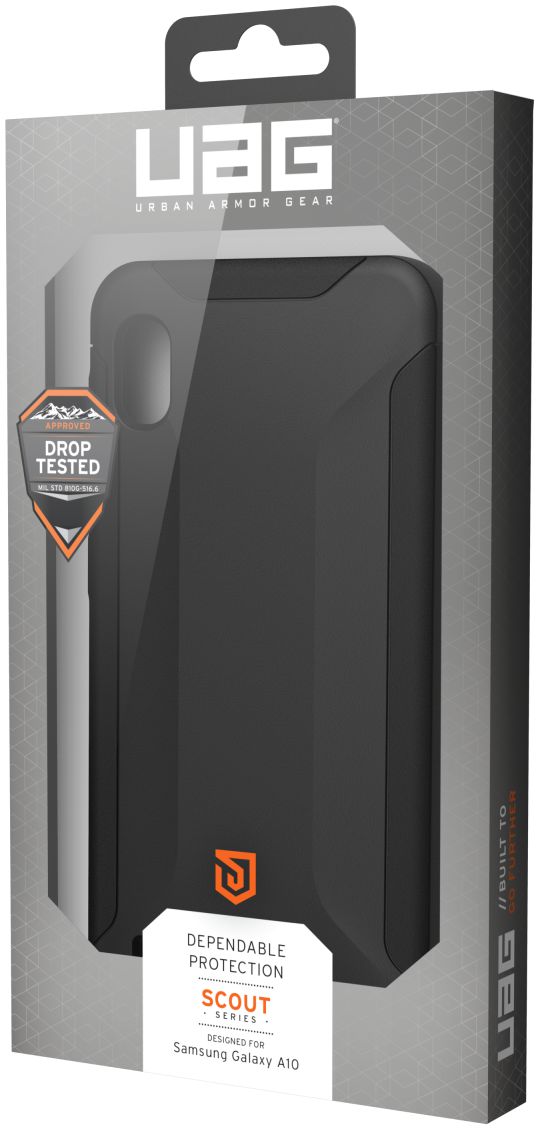 Urban Armor Gear Scout Series Samsung Galaxy A10 Hoesje Zwart afbeelding 14