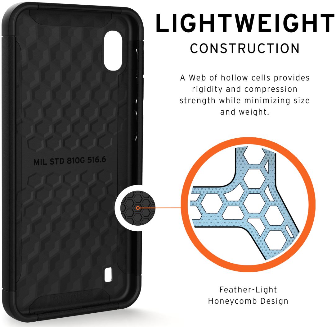 Urban Armor Gear Scout Series Samsung Galaxy A10 Hoesje Zwart afbeelding 4