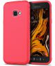 Samsung Galaxy Xsover 4(S) Twill Slim Texture Backcover Rood