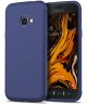 Samsung Galaxy Xcover 4(S) Twill Slim Texture Backcover Blauw
