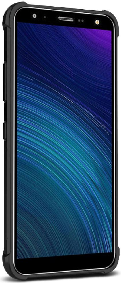 IMAK Vega Series LG K40 Hoesje Schokbestendig en Geborsteld TPU Zwart afbeelding 5