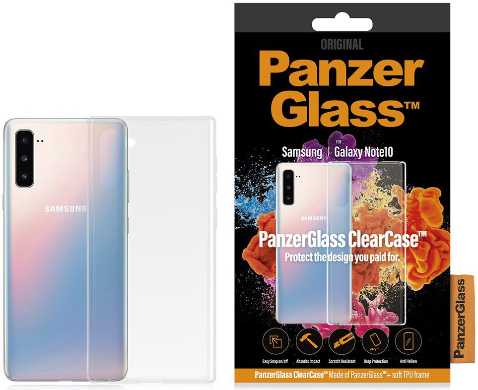 Panzerglass Samsung Galaxy Note 10 ClearCase Transparant Hoesje afbeelding 5