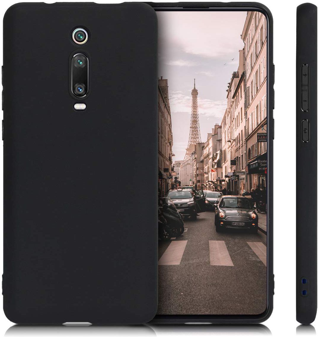 Xiaomi Redmi Mi 9T Siliconen Hoesje Zwart afbeelding 5