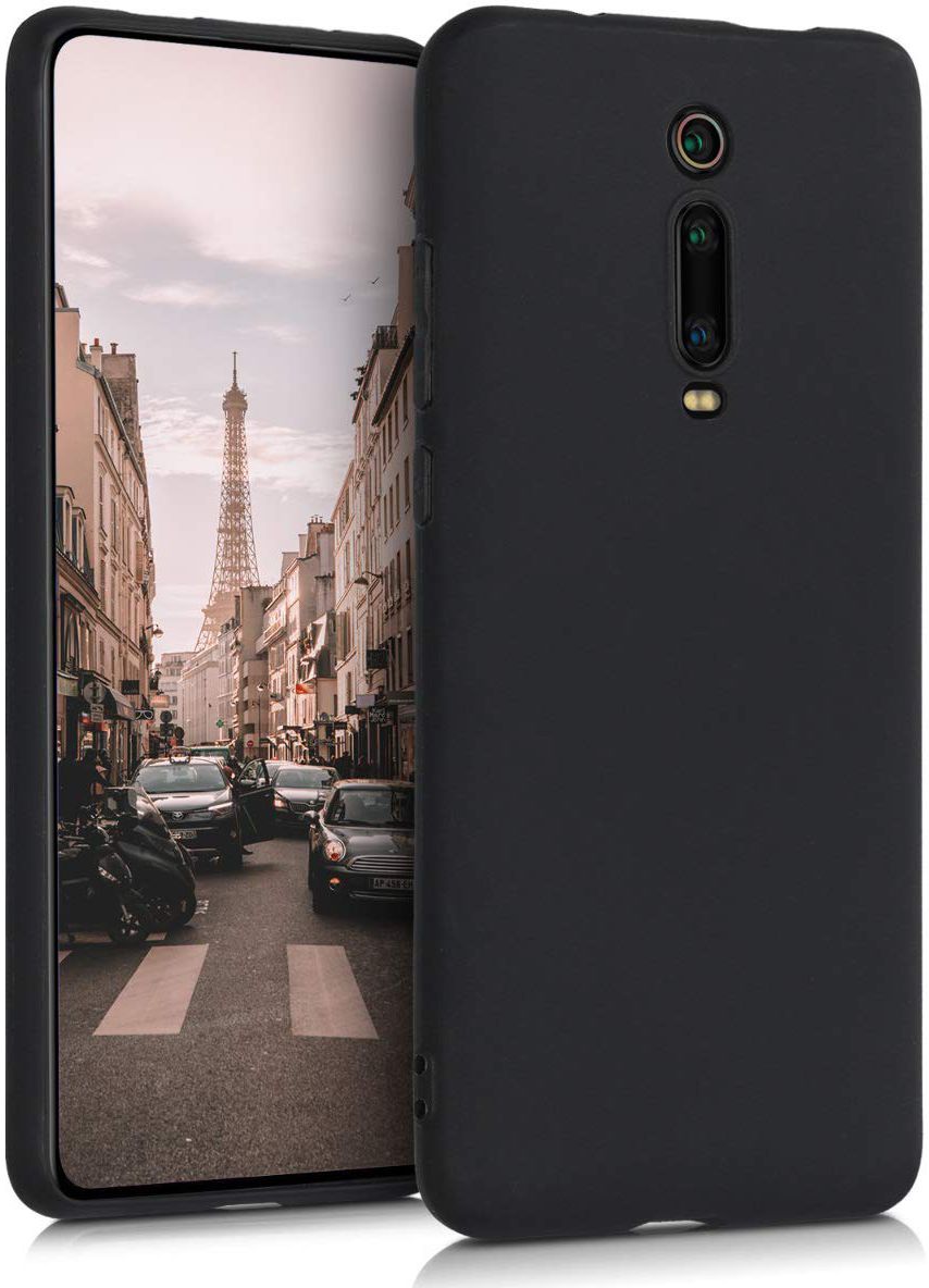 Xiaomi Redmi Mi 9T Siliconen Hoesje Zwart afbeelding 1