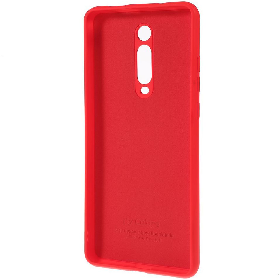 Xiaomi Redmi Mi 9T Siliconen Hoesje Rood afbeelding 4