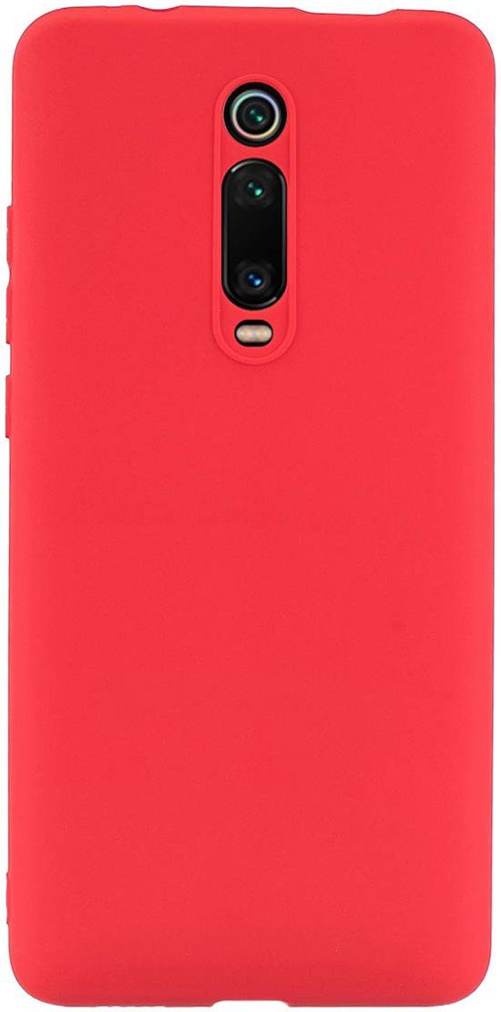 Xiaomi Redmi Mi 9T Siliconen Hoesje Rood afbeelding 1