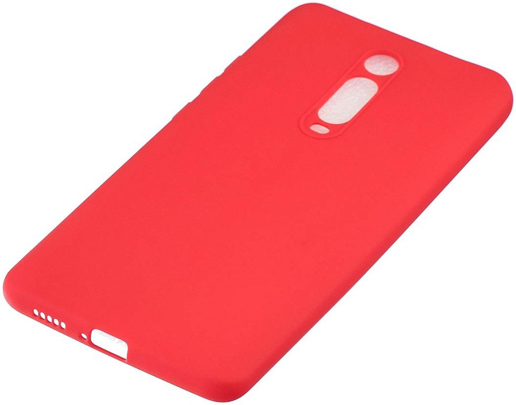 Xiaomi Redmi Mi 9T Siliconen Hoesje Rood afbeelding 5