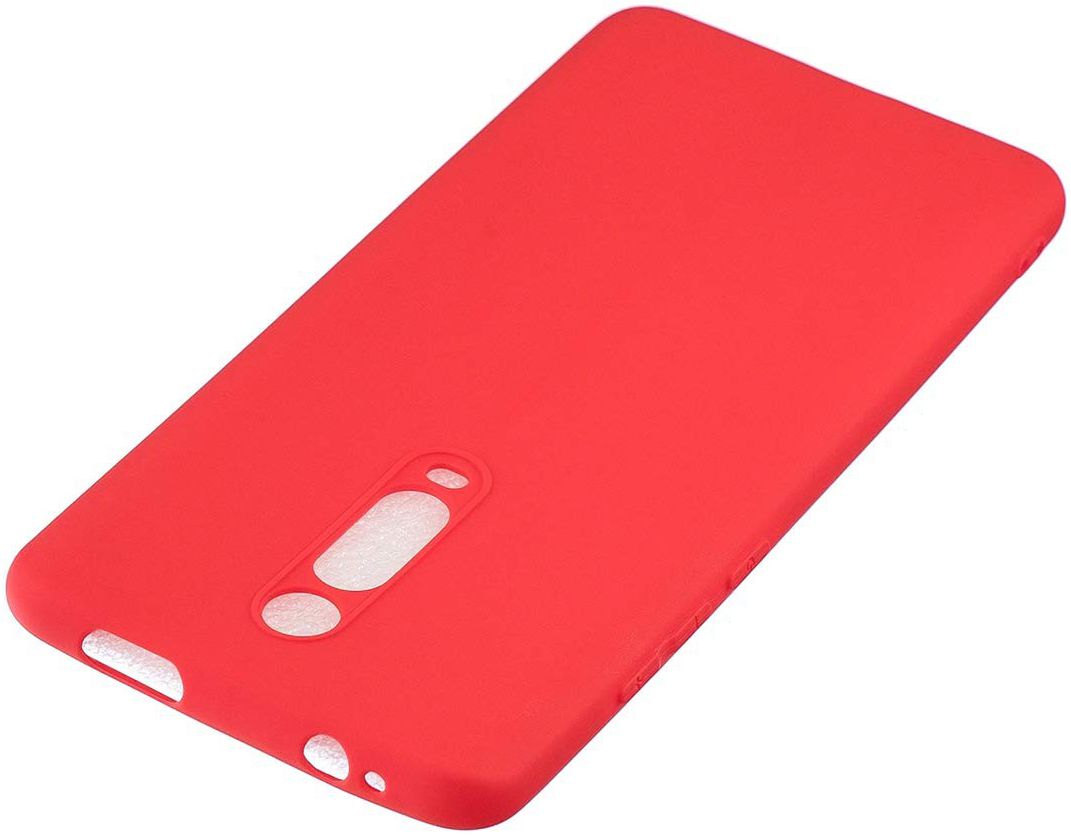 Xiaomi Redmi Mi 9T Siliconen Hoesje Rood afbeelding 6