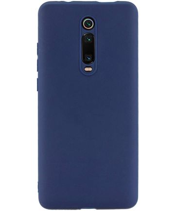 Xiaomi Redmi Mi 9T Siliconen Hoesje Blauw Hoesjes