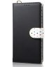 Samsung Galaxy A70 Retro Dots Portemonnee Hoesje Zwart