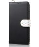 Samsung Galaxy Note 10 Plus Retro Dots Portemonnee Hoesje Zwart