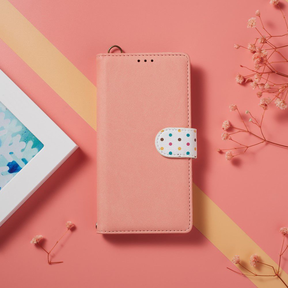 Samsung Galaxy Note 10 Plus Retro Dots Portemonnee Hoesje Roze afbeelding 9