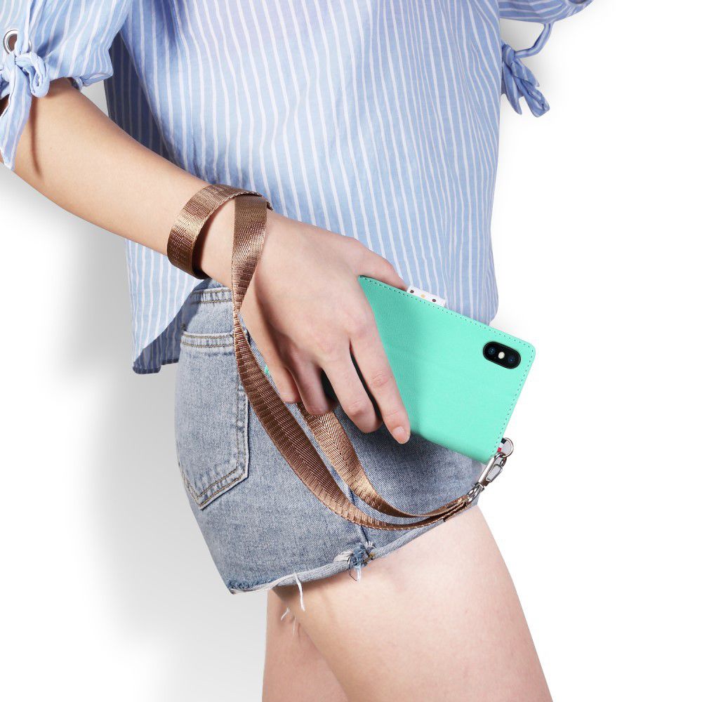 Samsung Galaxy Note 10 Plus Retro Dots Portemonnee Hoesje Groen afbeelding 5