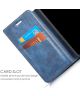 Samsung Galaxy Note 10 Plus Luxe Portemonnee Hoesje Blauw