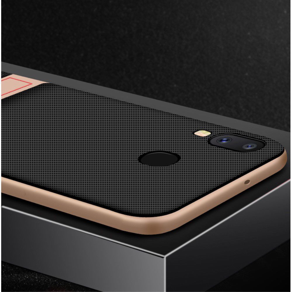 Samsung Galaxy A40 Stijlvol Hybride Kickstand Hoesje Goud afbeelding 17