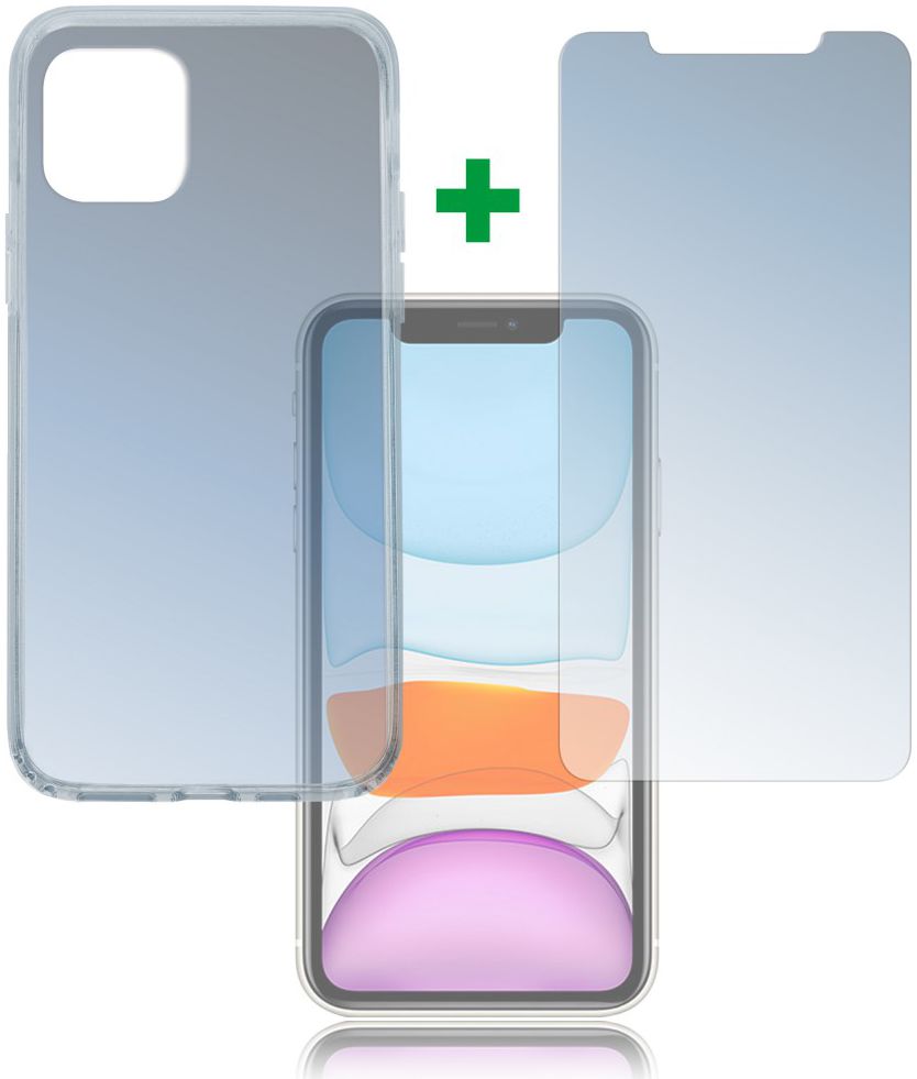 4smarts 360° Limited Protection Set Apple iPhone 11 Transparant afbeelding 1
