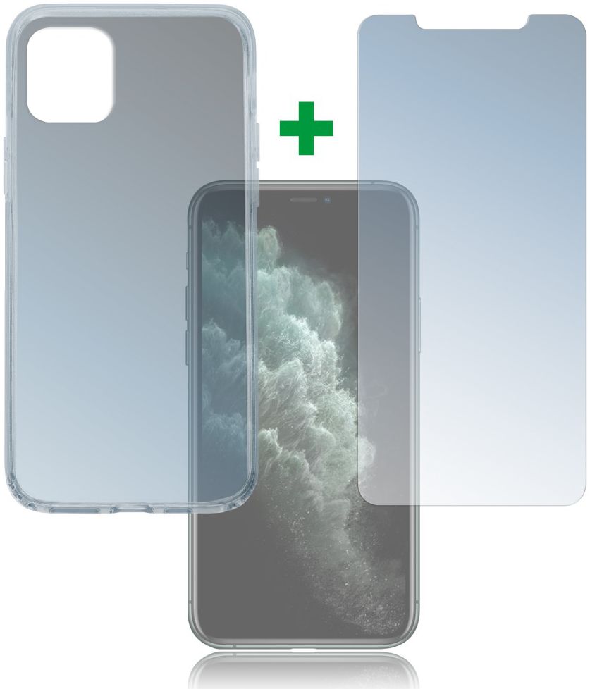 4smarts 360° Protection Cover Apple iPhone 11 Pro Max Transparant afbeelding 2