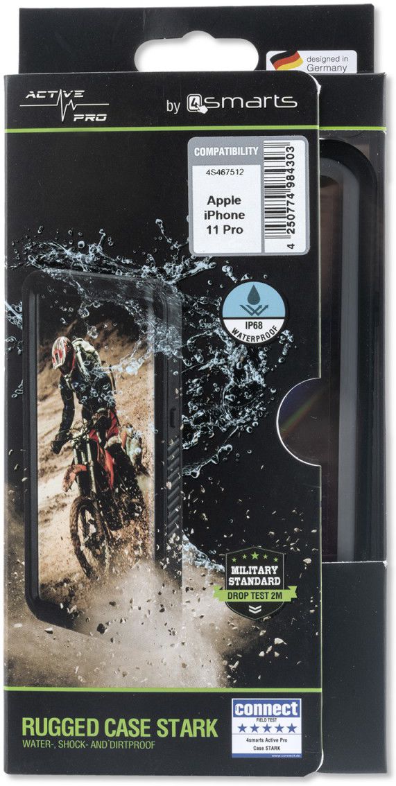 4smarts Rugged Active Pro STARK Apple iPhone 11 Pro Hoesje Zwart afbeelding 6