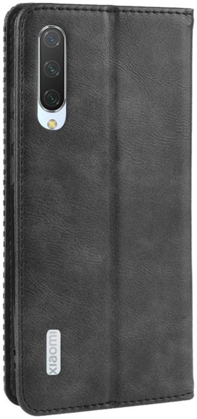 Xiaomi Mi A3 Vintage Portemonnee Hoesje Zwart afbeelding 5