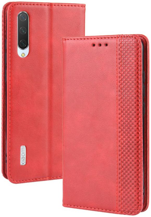 Xiaomi Mi A3 Vintage Portemonnee Hoesje Rood afbeelding 6
