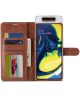 Samsung Galaxy A80 Stand Portemonnee Bookcase Hoesje Zwart