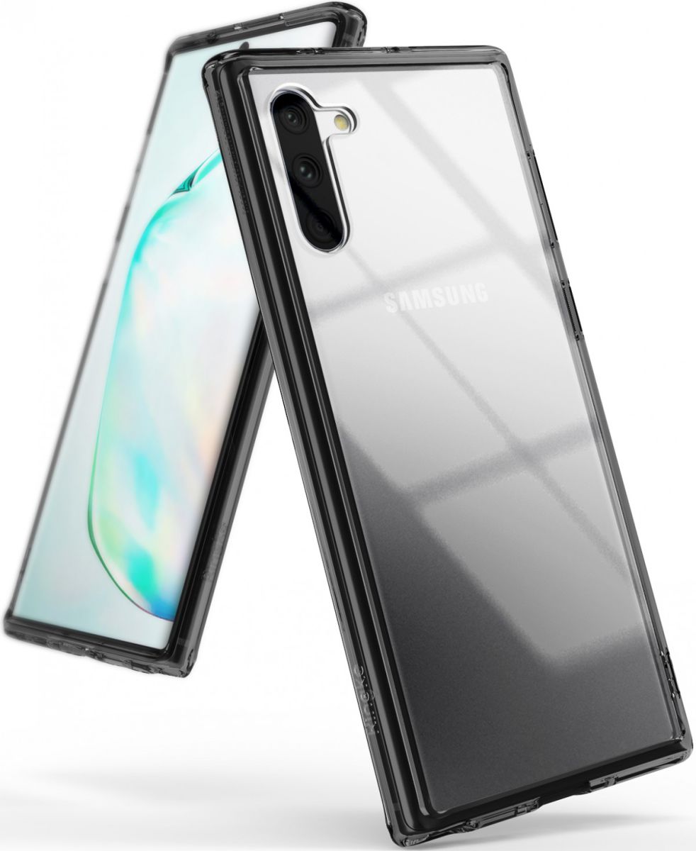 Ringke Fusion Samsung Galaxy Note 10 Hoesje Smoke Black afbeelding 1