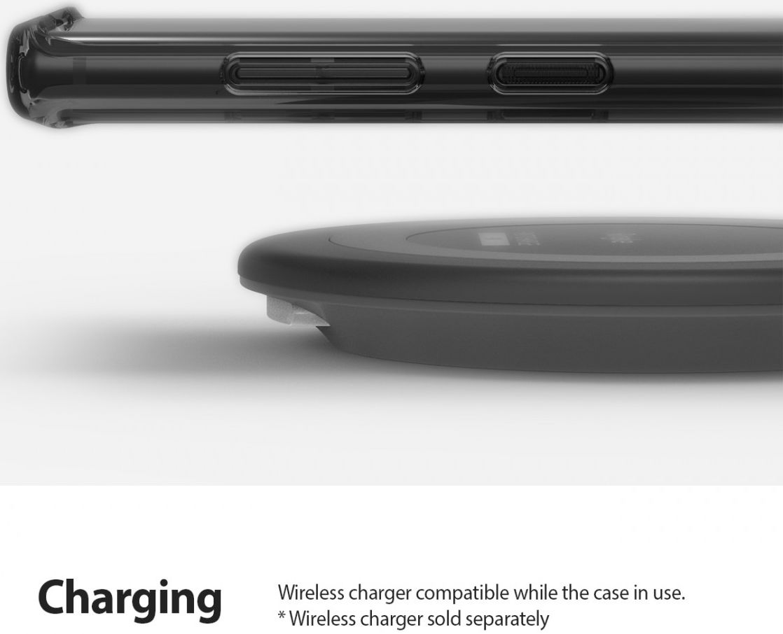 Ringke Fusion Samsung Galaxy Note 10 Hoesje Smoke Black afbeelding 5