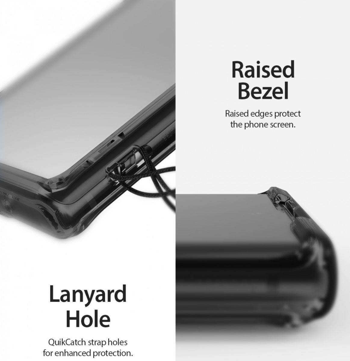 Ringke Fusion Samsung Galaxy Note 10 Hoesje Smoke Black afbeelding 7